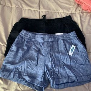 Bundle of old navy linen shorts
